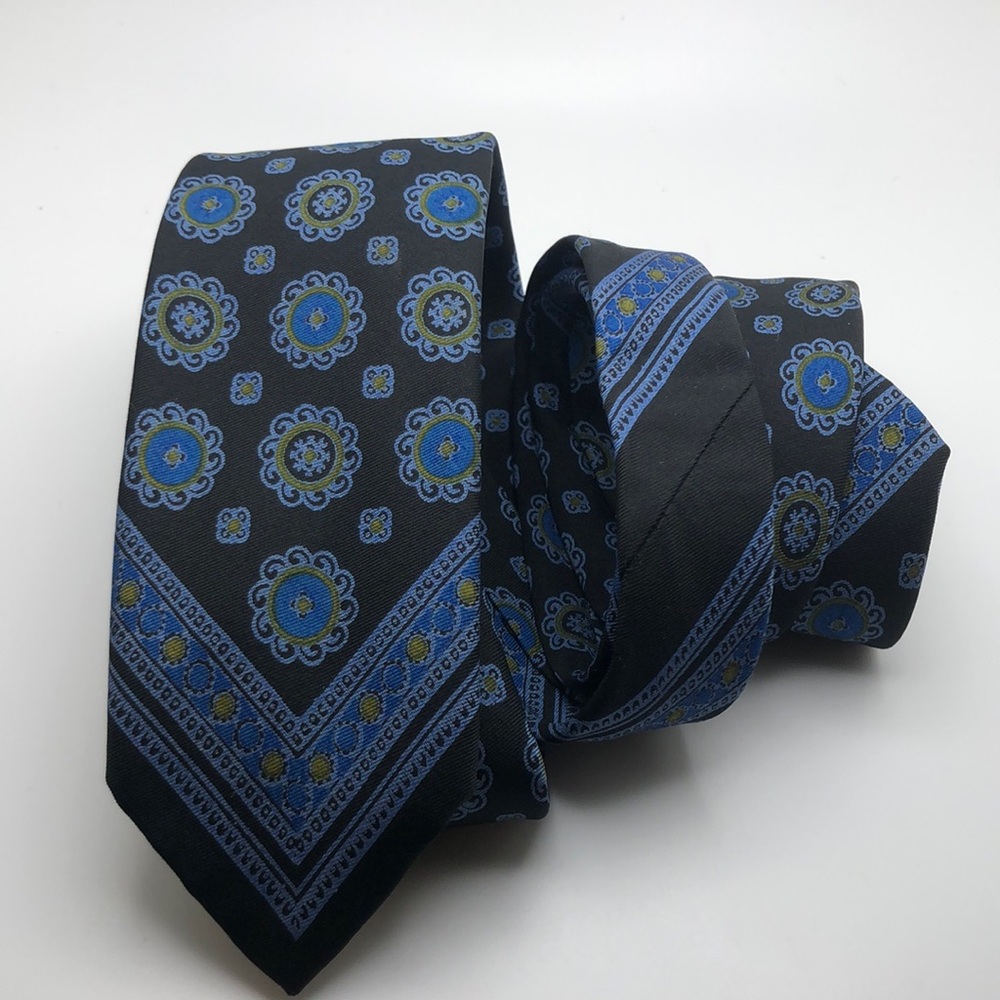 Jacob Reeds Sons Skinny Slim Silk Tie Italy Trendy 2.25” W